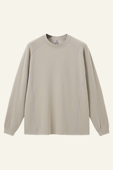 Men's Athletic Color Block Long-sleeve T-shirt.