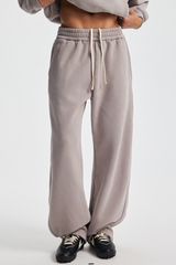 Men's Streetwea Distressed Curved-Blade Sweatpants