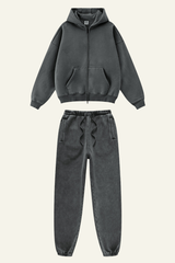 Women's Over Size Set:Hoodie & Cuffed Sweatpants