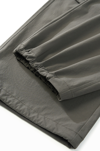 Men's Streetwear Side Pleated Quick-Dry Straight Leg Pants