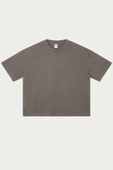 Women's 280g Spring Solid Cotton Boxy Oversized Tee