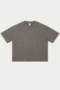 Women's 280g Spring Solid Cotton Boxy Oversized Tee