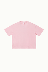 Women's Summer 280g Cotton Washed Oversized Boxy Tee
