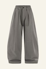 Men's Cotton Vintage Drawstring Wide Leg Pants