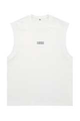 Men's Summer Cotton Letter Print Muscle Tank