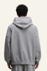 Men's Heavyweight Vintage Washed Cotton Hooded Jacket