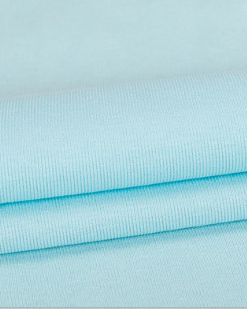 0448 40s Odyal Cotton Fabric & 1x1 Spandex Stretch Fabric