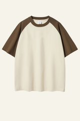 Men's  Cotton Color-Blocked Relaxed T-shirt.