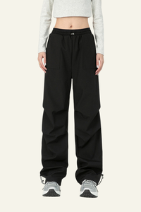 Women's Water-Resistant Pleated Fleece Lined Cargo Pants