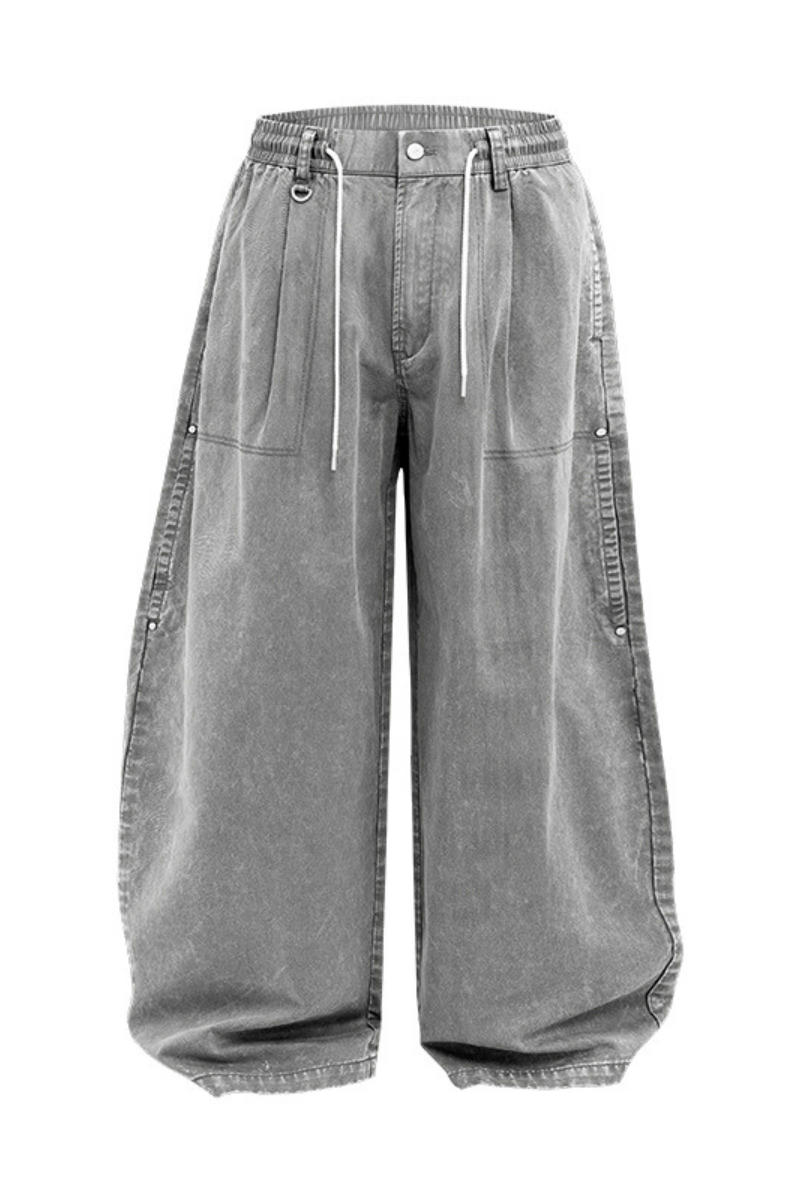 Men's Cooling Washed Breathable Relaxed Fit Cargo Pants
