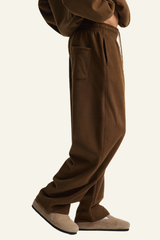 Unisex Fleece-lined Versatile Curved-blade Pants
