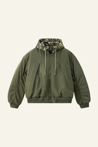 Men's Removable Faux-two-piece Baseball Jacket