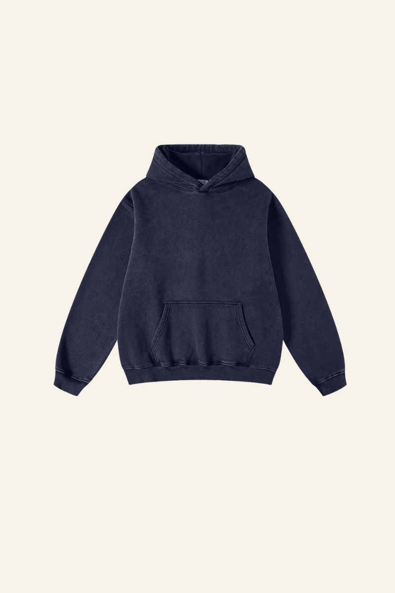 Women's Solid Color Pocket Hoodie