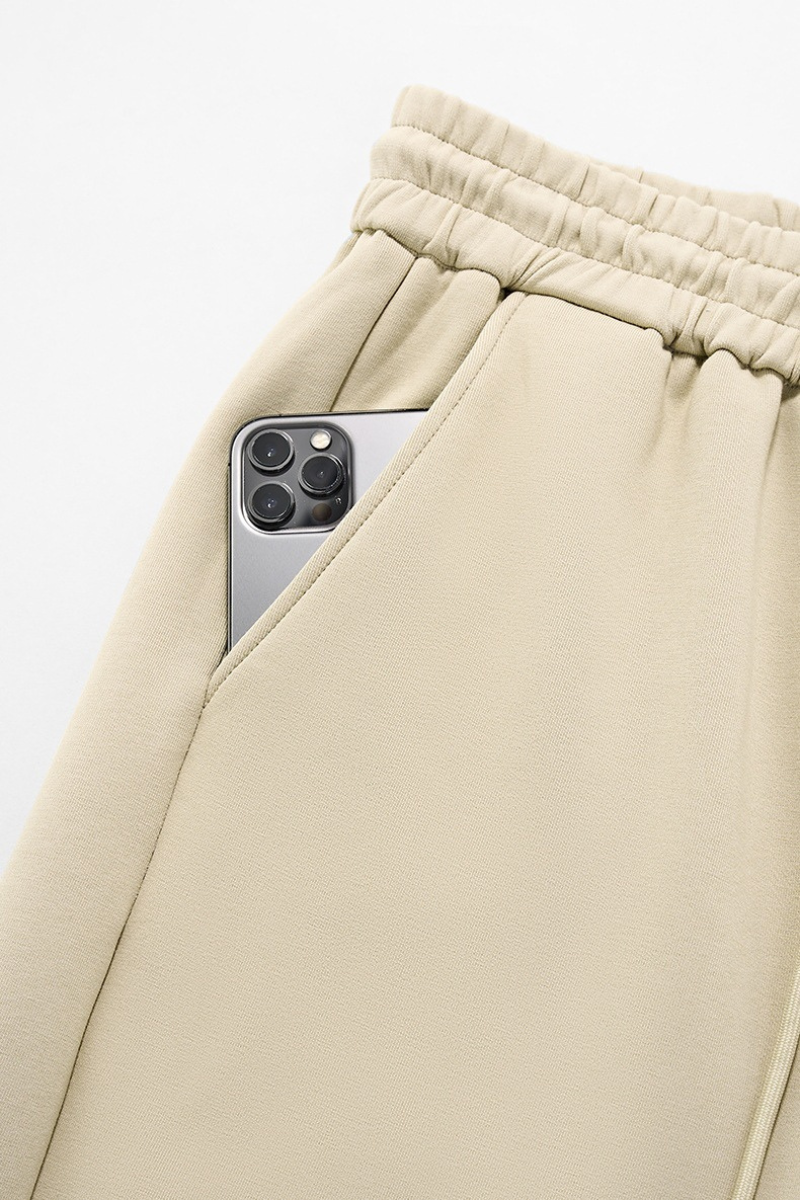 Men's Streetwear Drawstring Straight-Leg Pants
