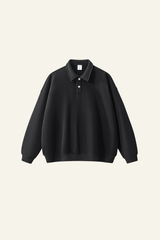 Men's Streetwear Polo Collar Relaxed Sweatshirts