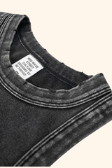 Women's Spring Summer 235g Cooling Washed Crewneck Tank