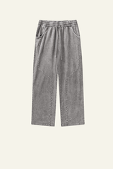 Men's Cotton Vintage Washed Straight Leg Pant