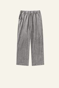 Men's Cotton Vintage Washed Straight Leg Pant