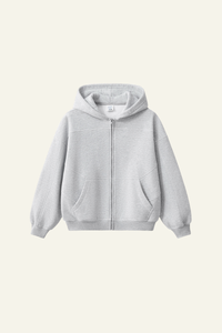 Men's Streetwear Contrast Stitch Hooded Jacket