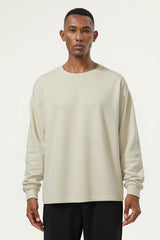 Men's Heavyweight Cotton Long Sleeves T-shirt