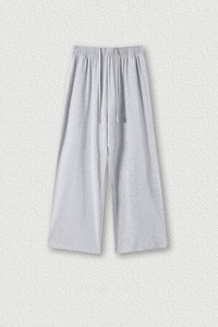 Men's Streetwear Relaxed High-Elastic Straight-Leg Pants