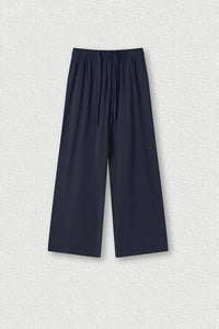 Men's Streetwear Relaxed High-Elastic Straight-Leg Pants
