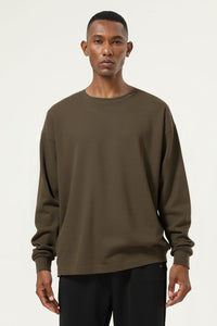 Men's Heavyweight Cotton Long Sleeves T-shirt