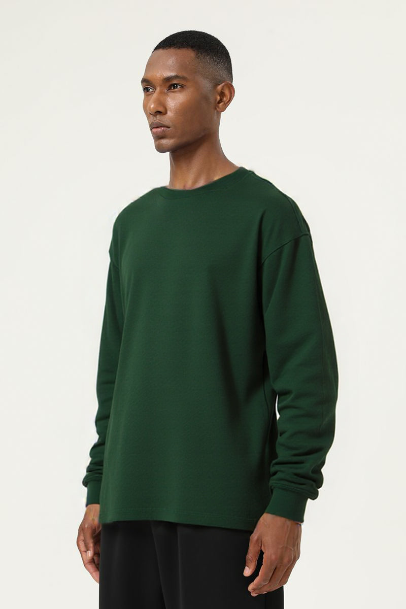 Men's Heavyweight Cotton Long Sleeves T-shirt