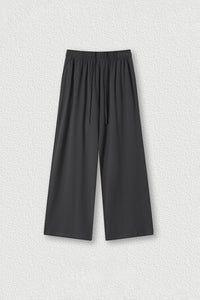 Men's Streetwear Relaxed High-Elastic Straight-Leg Pants