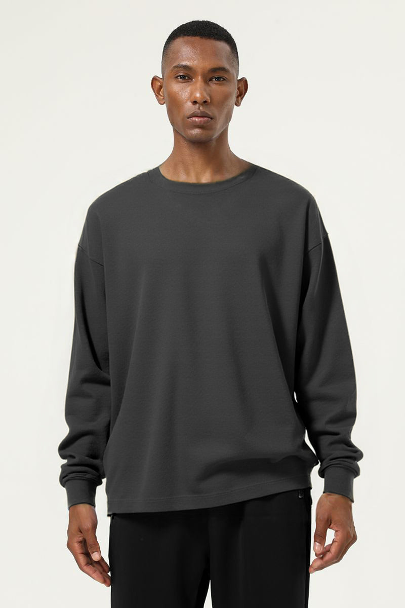 Men's Heavyweight Cotton Long Sleeves T-shirt